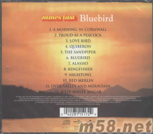 BLUEBIRD天堂鳥(niǎo)專輯背面圖片