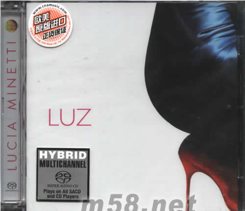 LUZ LUCIA MINETTI VELUT LUNA 高跟鞋 SACD專輯正面圖片