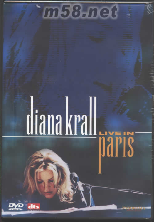 DIANA KRALL LIVE IN PARIS DVD DTS版DVD正面圖片