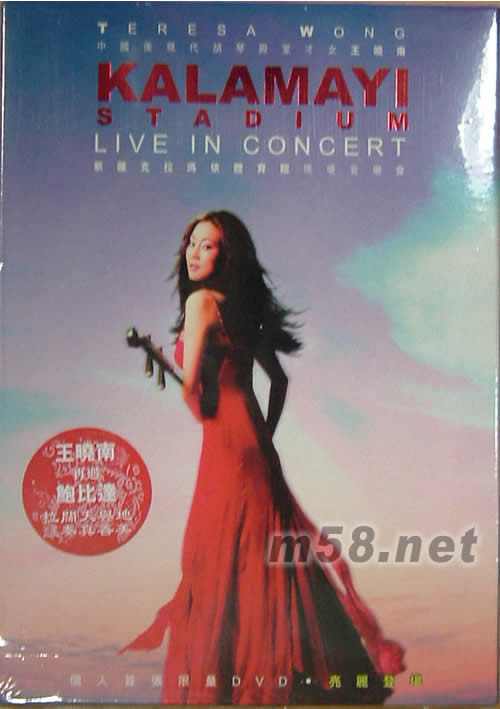 王曉南新疆克拉瑪依體育館演唱會DVD專輯正面圖片