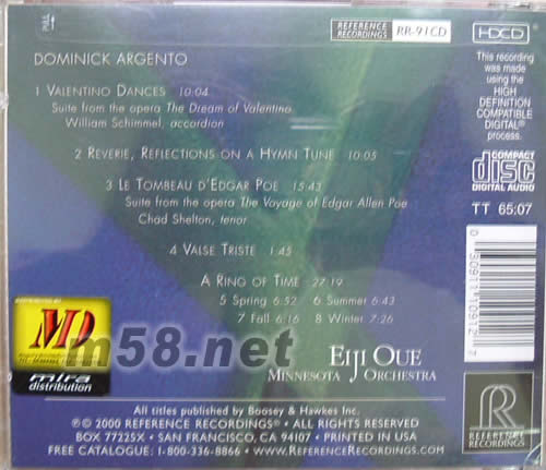 情人舞曲EIJI QUE專輯背面圖片