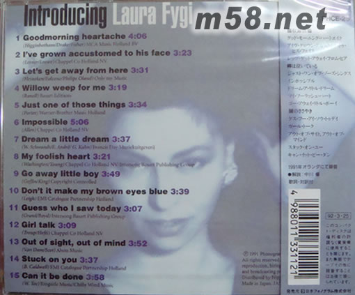 introducing(日本限量版)專輯背面圖片