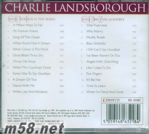 CLASSIC DOUBLES 1007 精選 2CD專輯背面圖片