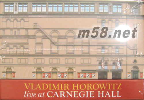 LIVE AT CARNEGIE HALL 霍洛維茨卡內基音樂廳現場錄音大合集 41CD+DVD大套裝專輯背面圖片