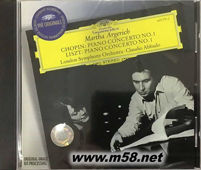 PIANO CONCERTOS 蕭邦 & 李斯特:第一號(hào)鋼琴協(xié)奏曲 Chopin & Liszt: Piano Concertos 大禾花版專輯正面圖片