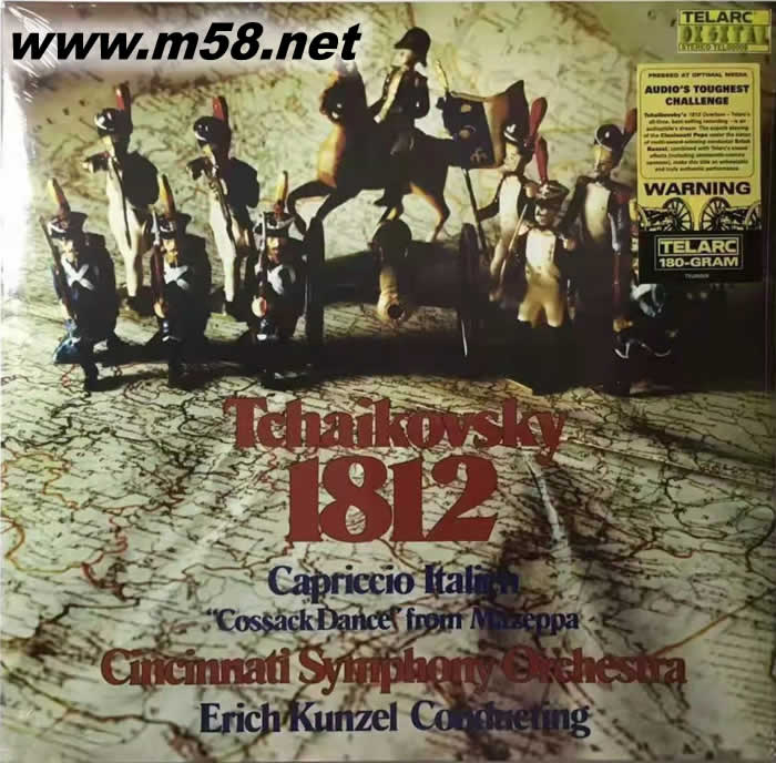 柴可夫斯基:1812序曲TCHAIKOVSKY:1812 180g 33RPM LP 黑膠專輯正面圖片