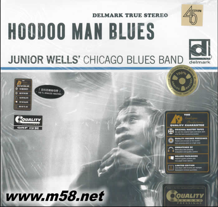 Hoodoo Man Blues 口琴與演唱(口琴、吉它、貝斯、鼓) 45轉(zhuǎn)爵士 雙黑膠專輯正面圖片