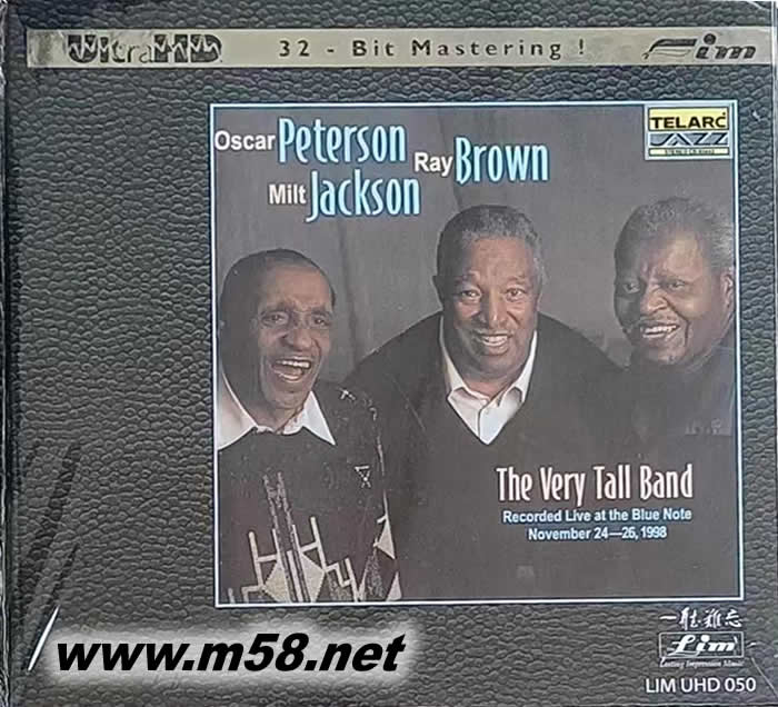THE VERY TALL BAND 爵士最佳拍檔鋼琴、大提琴、小號三重春天 ULTRAHD專輯正面圖片